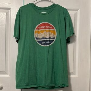 Wild Tribute Grand Teton National Park T-Shirt, XL